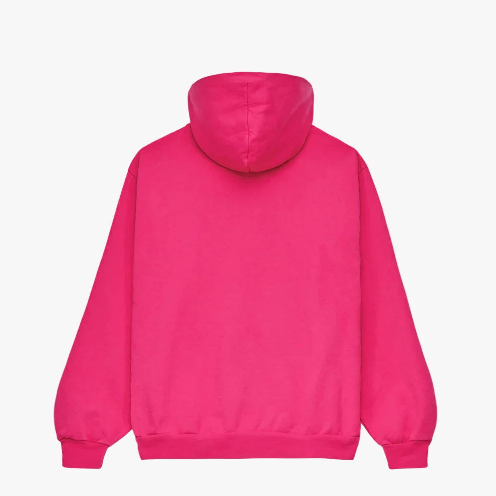 Sp5der Pink White Legacy Hoodie