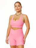 ECO RIB CROSSBACK BRA