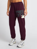LARGE SWEATPANT EGGPLANT