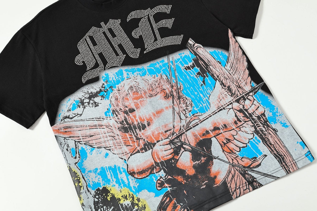 MIXED EMOTION Angel Dove Graphic T-Shirt