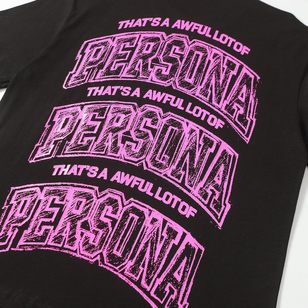 THAT'S A AWFUL LOT OF COUGH SYRUP Persona Graphic Short-Sleeve T-Shirt