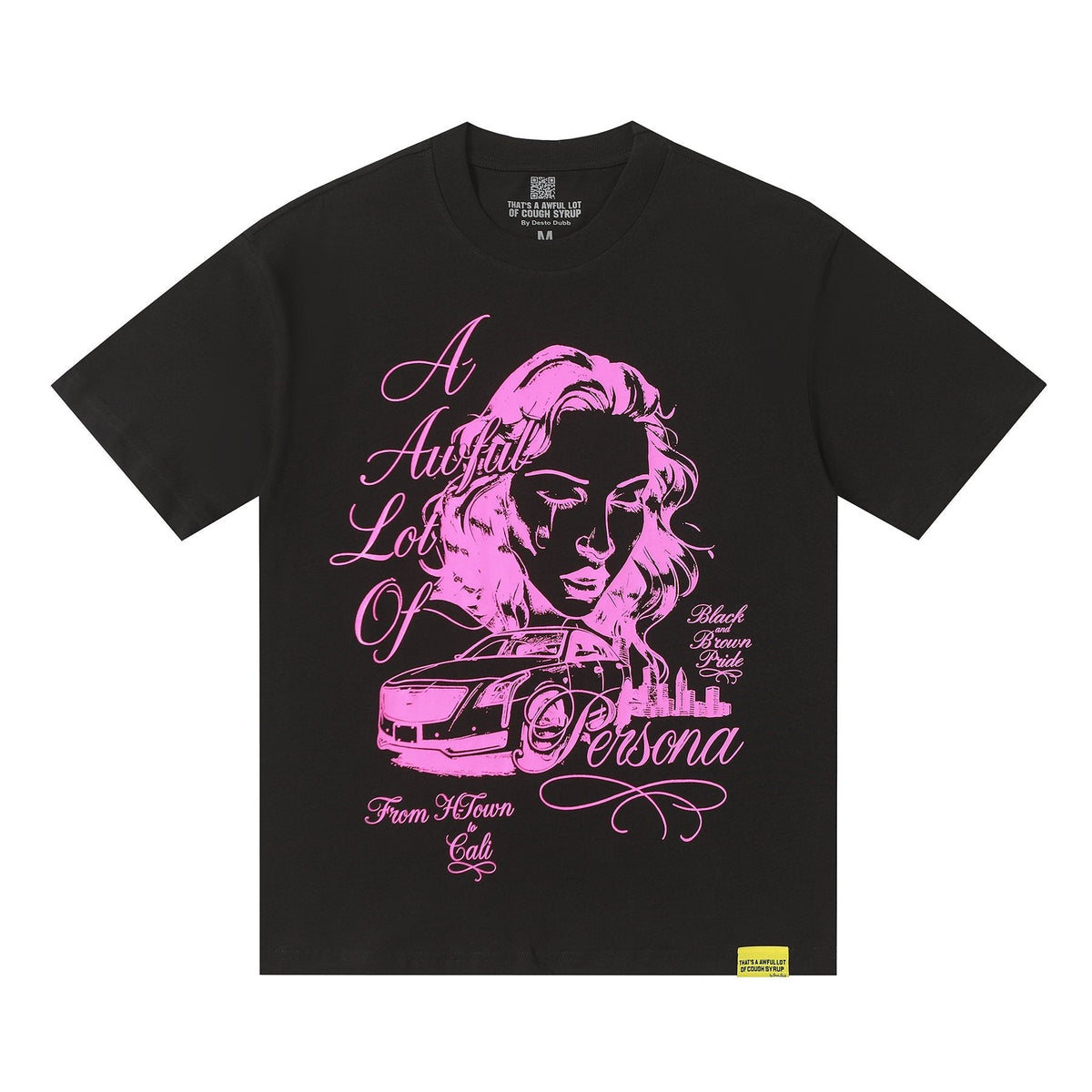THAT'S A AWFUL LOT OF COUGH SYRUP Persona Graphic Short-Sleeve T-Shirt
