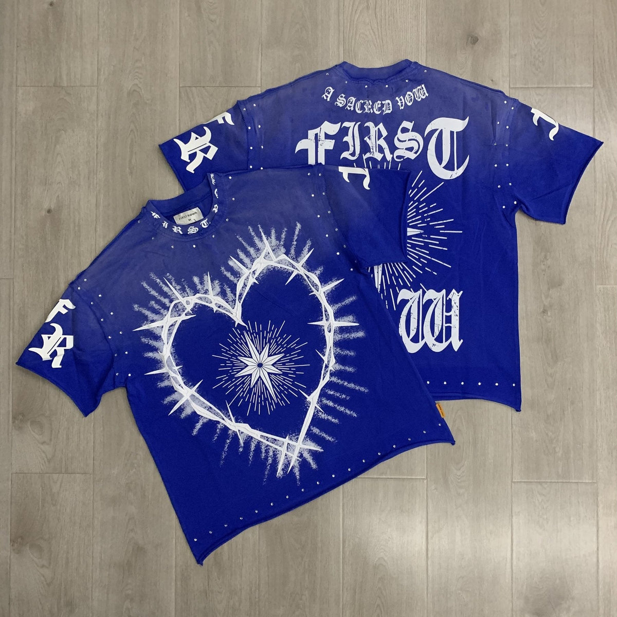 FIRST ROW A Sacred Vow Heart Graphic T-Shirt