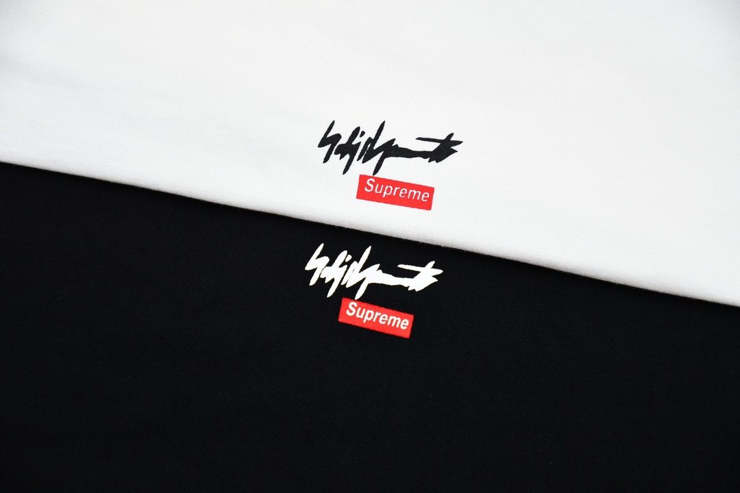 Supreme Pumpkin Face & Blue Rose Graphic T-Shirt