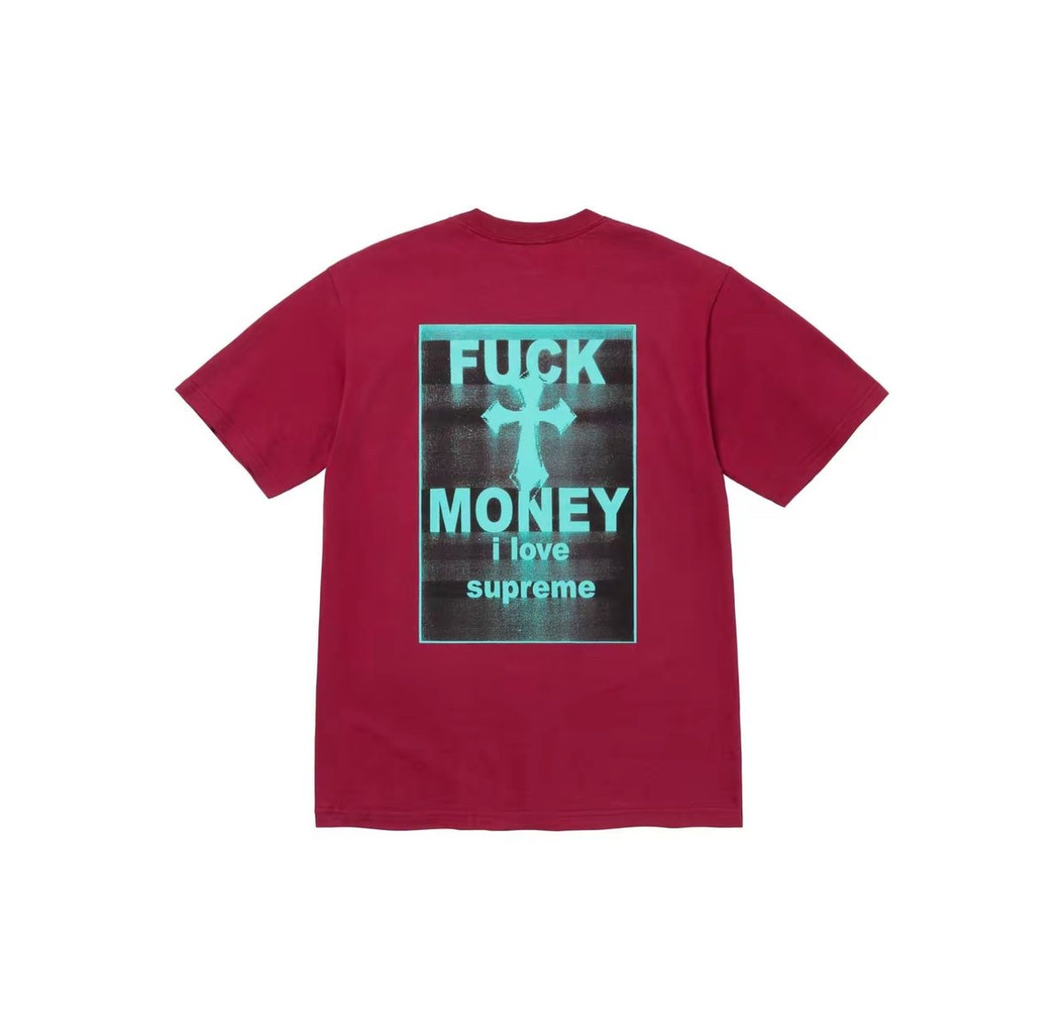 Supreme Money Cross Graphic Short-Sleeve T-Shirt