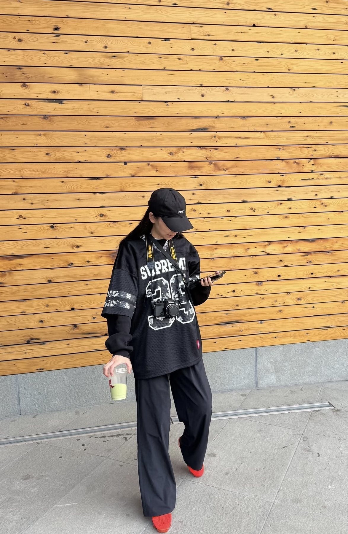 Supreme 39 Bandana-Trim Mesh Jersey T-Shirt