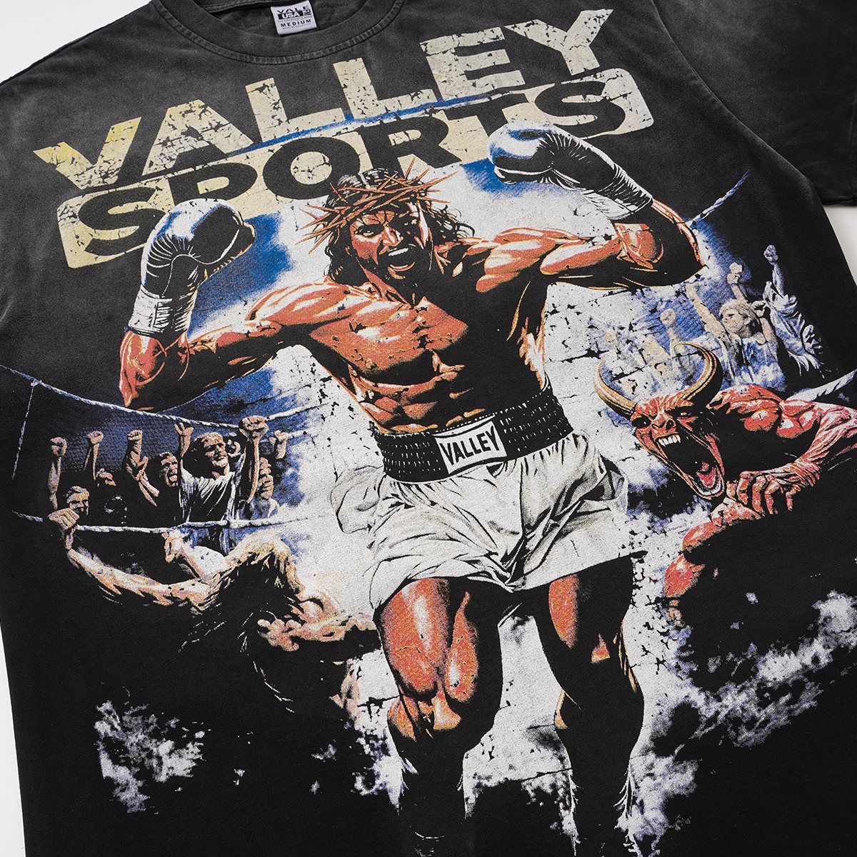 VALLEY Boxing Before Death Graphic T-Shirt