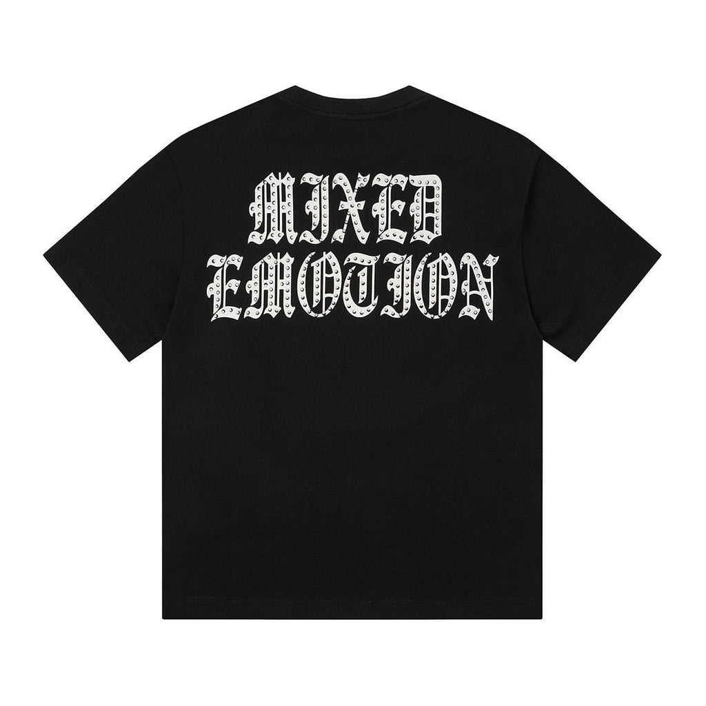 MIXED EMOTION Angel Graphic Short-Sleeve T-Shirt