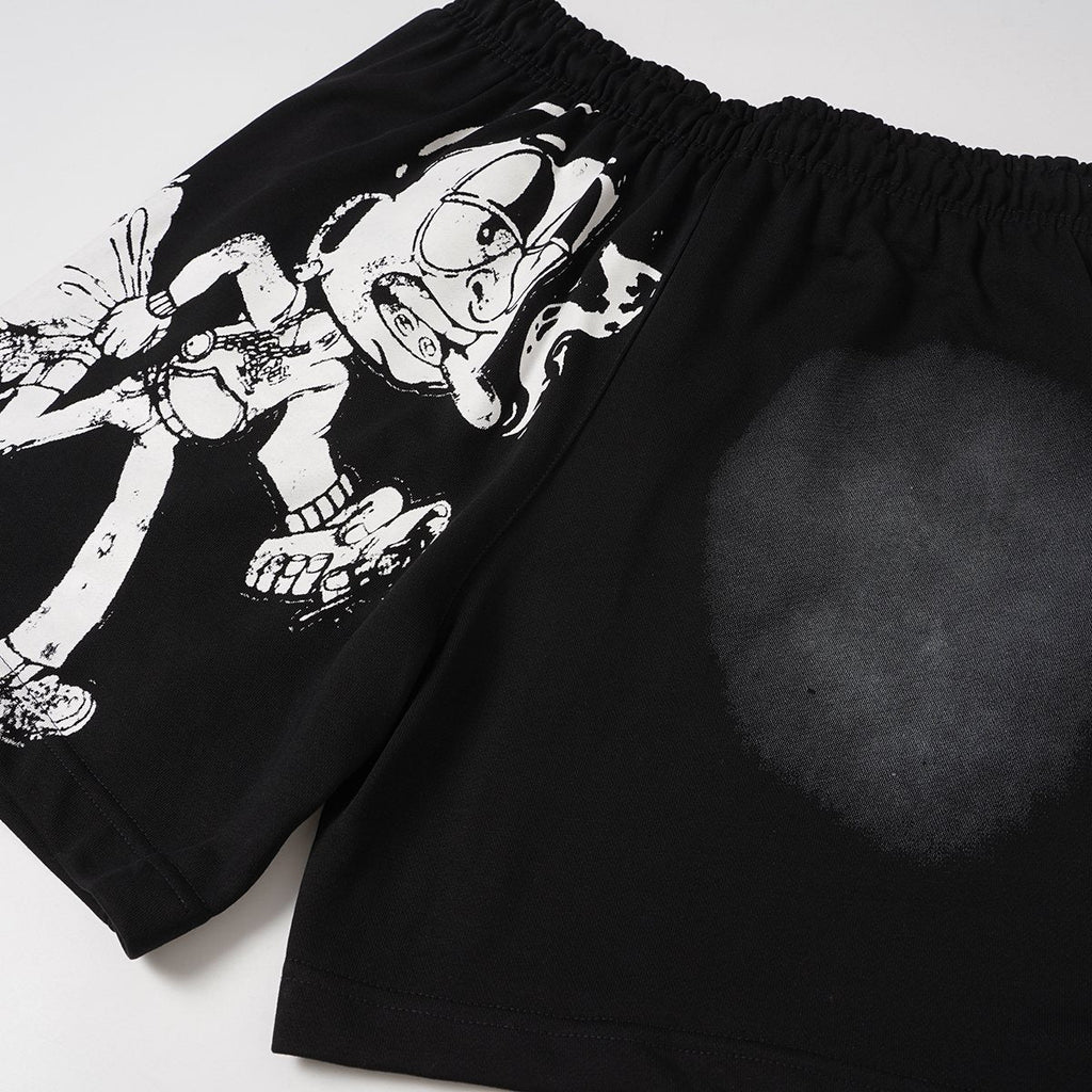 THAT'S A AWFUL LOT OF COUGH SYRUP Drawstring Graphic Shorts