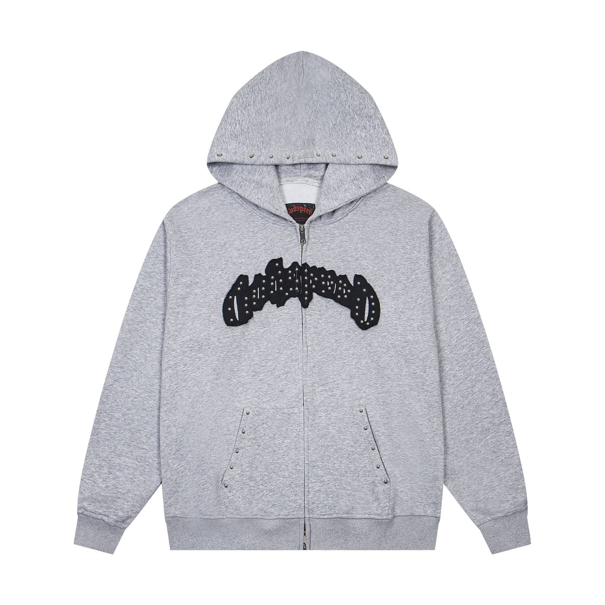 Godspeed Rhinestone-Style Zip Hoodie