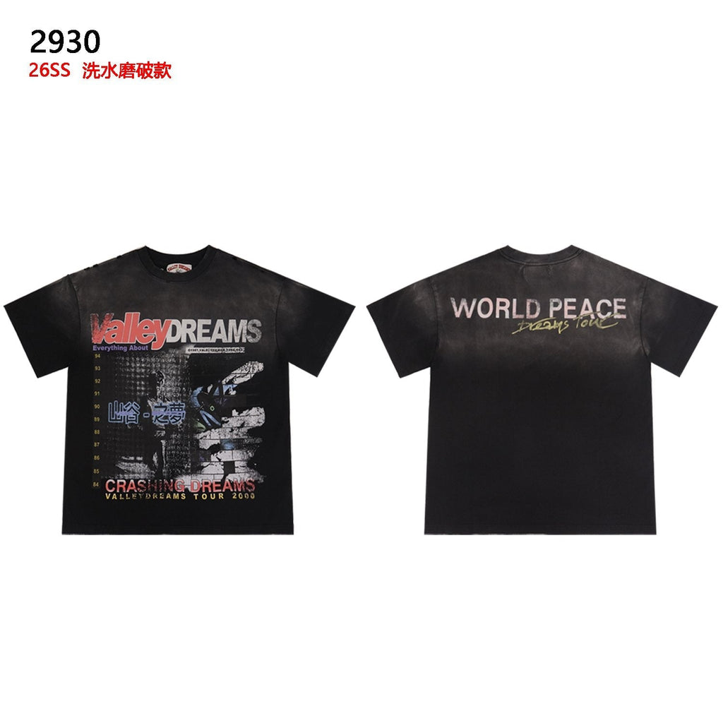 Valley Dreams World Peace Graphic T-Shirt