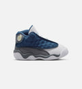 Air Jordan 13 Retro Navy and Flint Grey | Infant/Toddler Lifestyle Shoe | Navy/University Blue/Flint Grey/White