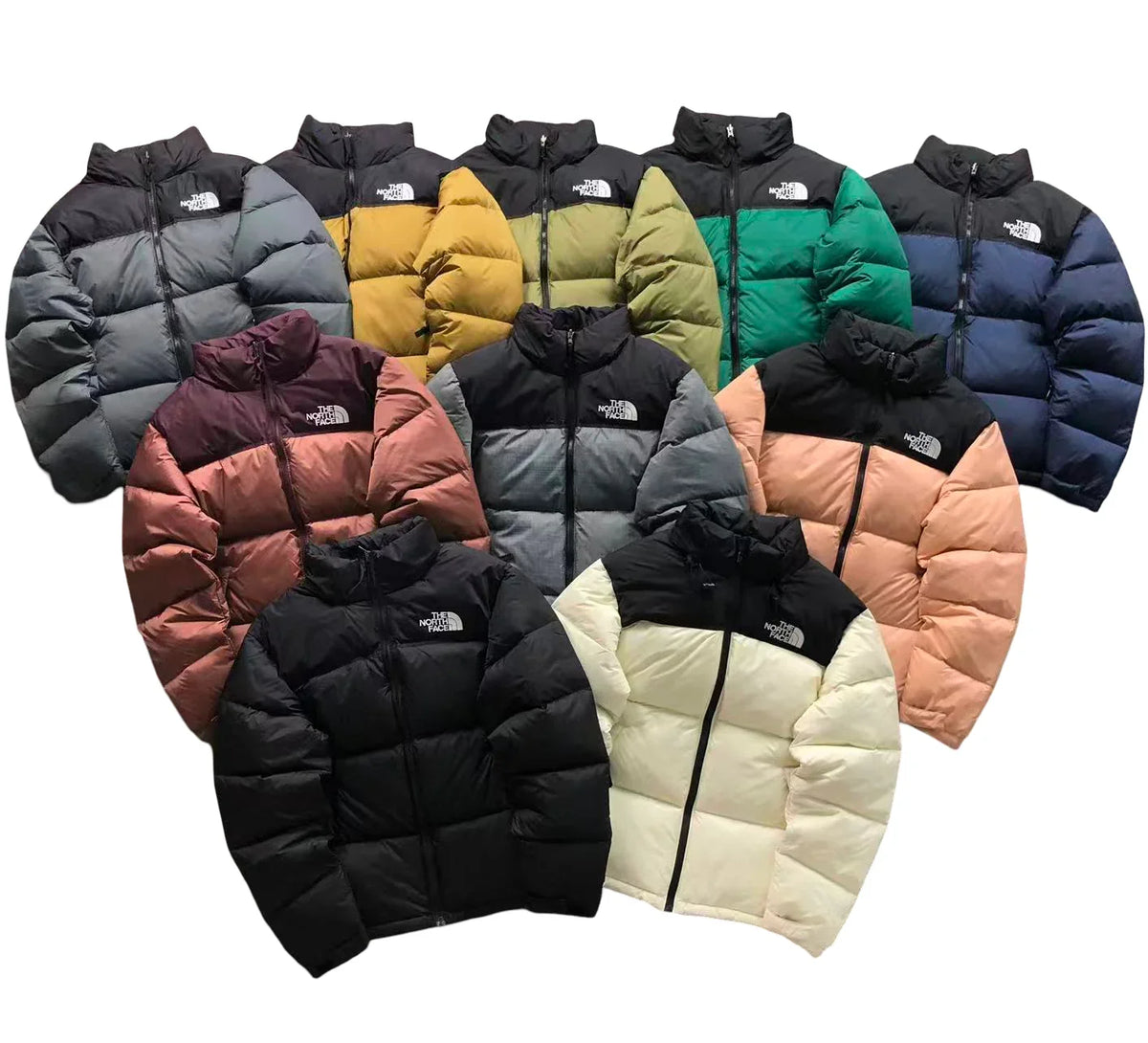 The North Face 1996 Retro Nuptse Down Jacket in Cream