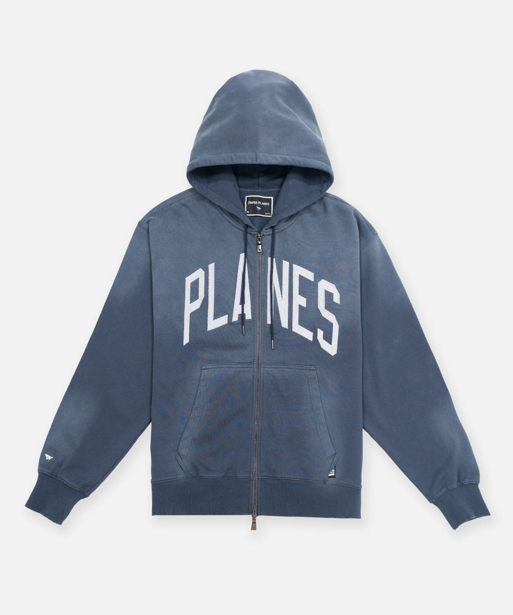 Paper Planes Arched Zip Hoodie