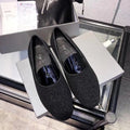 Giuseppe Zanotti Black Studded Loafers