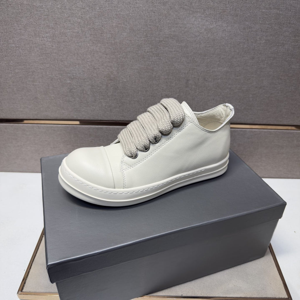 Rick Owens Off-White Low-Top Sneakers