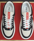 Prada Low-Top Panel Sneakers