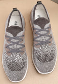 Brunello Cucinelli Knit Lace-Up Sneakers