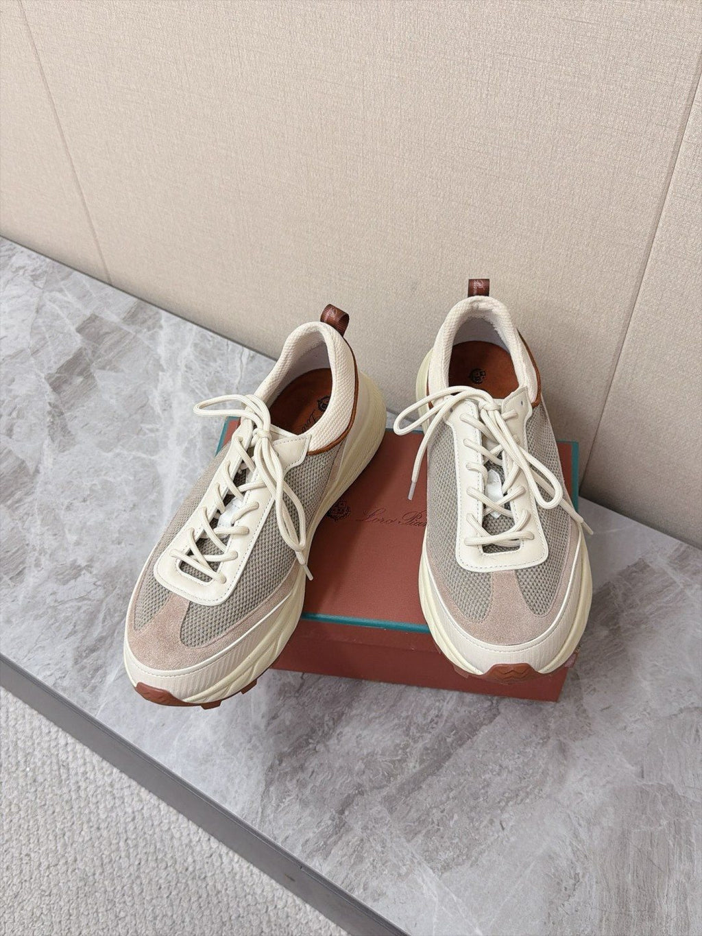 Loro Piana Paneled Low-Top Sneakers