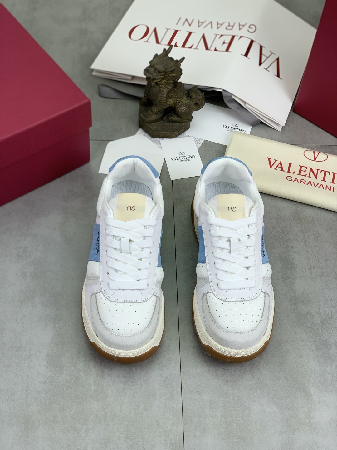 Valentino Color-Block Low-Top Sneakers