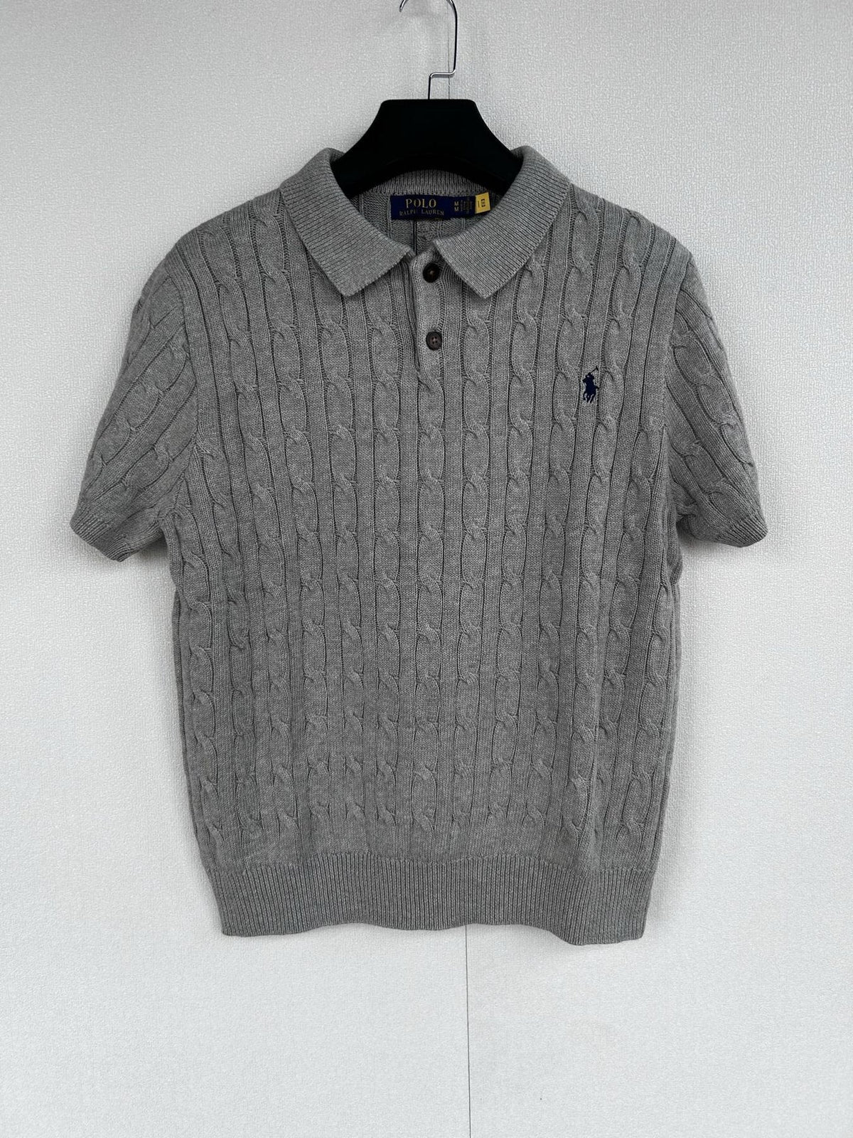 Ralph Lauren Cable-Knit Polo Shirt
