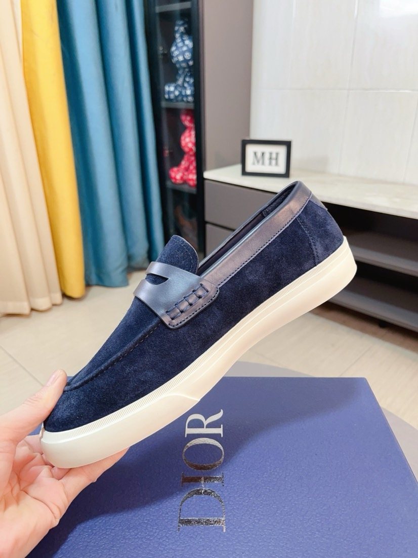 Dior Strap Loafers with Contrast Soles