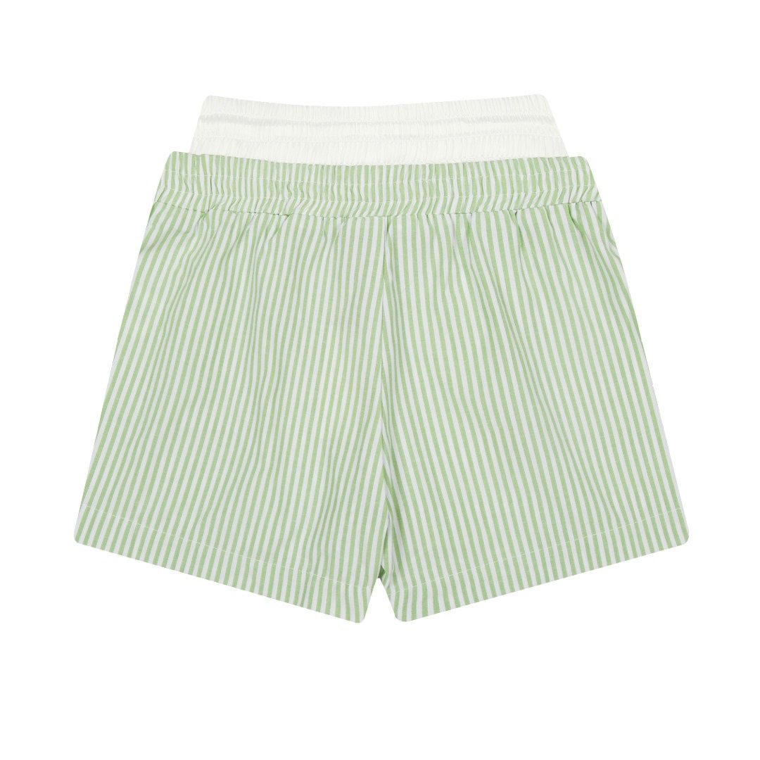 Ralph Lauren Striped Double-Waist Shorts