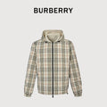 Burberry BBR Vintage Check Reversible Hooded Zip-Up Jacket